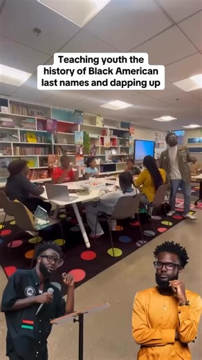 Ed Post on Instagram: "THIS is what happens when you have #BlackMaleEducators in the classroom! Before you can change the world, you gotta understand it. Every name we carry has a story, every handshake a code, every dap a declaration of identity that survived the ships, the chains, and the silence. Huge love to The Success Center (@successcenterateast) for opening their doors and hearts allowing space for real education, not just memorization. The kind that connects, uplifts, and reclaims. Teac