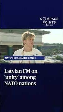 Latvian FM on 'unity' among NATO nations