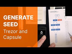 How to Generate a Recovery Seed Phrase with a Trezor Wallet