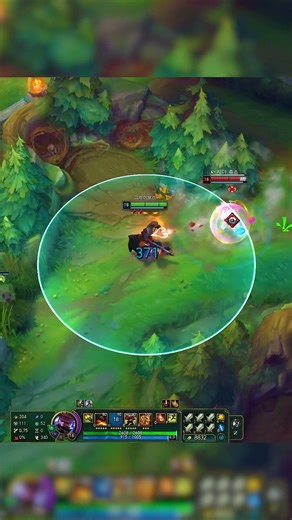 Level 18 Full-Build Yuumi vs. 6 Long Sword Graves