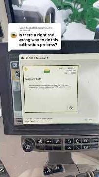 A Few Ways To Correctly Calibrate A TCM On A John Deere GPS #farming #agriculture #tech#clip#shorts