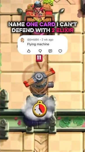 Flying Machine vs 2 elixir 💜