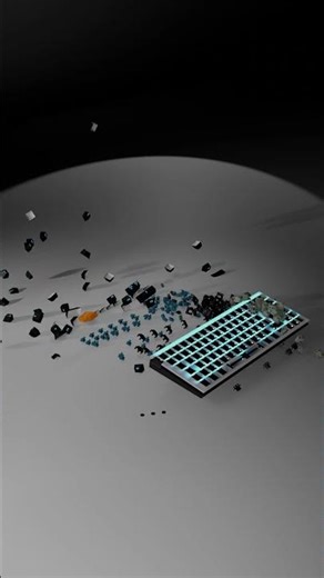 Mechanical keyboard breakdown you didn't know you needed #keyboard #satisfying #asmr