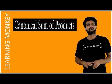 Canonical Sum of Products || Lesson 46 || Digital Electronics || Learning Monkey ||