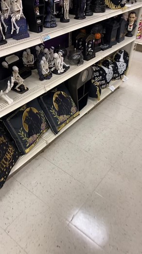 Edgar Allan Poe Halloween Decorations in Michaels Store