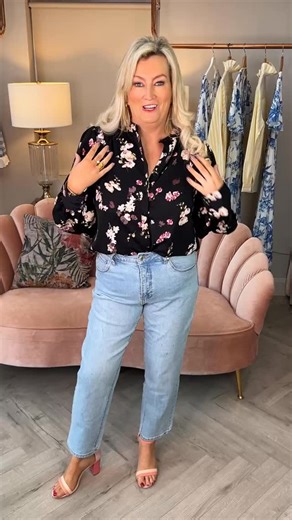 Ruby Rouge on Instagram: "✨ Two looks. One SS26 must-have pairing. ✨ Meet the Celine Blouse (€49) — effortless, flattering and timeless in the most feminine way 🤍 Worn solo, it’s your perfect everyday blouse. Paired with the Remi Pink Tie Tank (€39), it becomes a layered look that feels fresh, modern and beautifully styled. Soft florals, an easy silhouette and that chic pop of blush pink… this is Spring / Summer 2026 dressing done right 🌷 ✨ Wear Celine on its own for polished everyday chic ✨ L