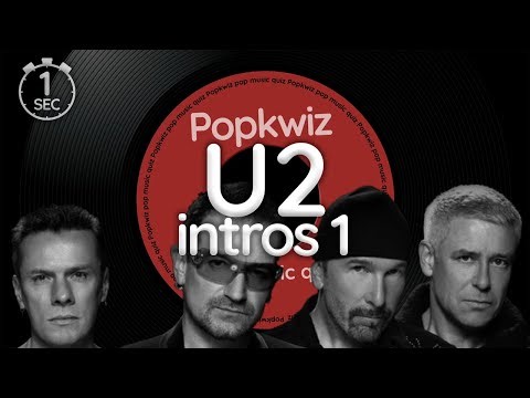 Guess the 1 second intros of songs by U2 1 - Popkwiz - Pop Music Quiz