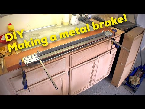 How to make a sheet metal brake with no welding