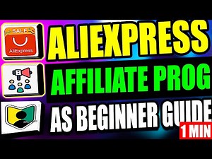 AliExpress Affiliate Program Tutorial As A Beginner Tutorial (2025)