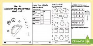 KS2 Year 6 Maths Worksheets - Number & Place Value Workbook