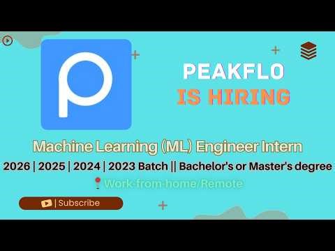 Peakflo Hiring ML Engineer Intern | Remote | 2023–2026 Batch skilllayer skill layer