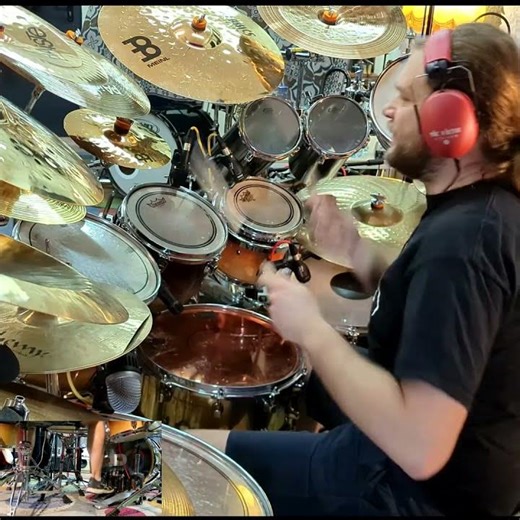 Rush - A Passage to Bangkok (Guitar Solo Section) #drums #shorts