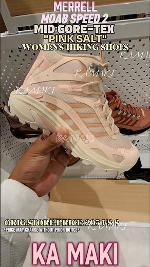 MERRELL MOAB SPEED 2 MID GORE-TEX "PINK SALT" -WOMEN'S HIKING SHOES-