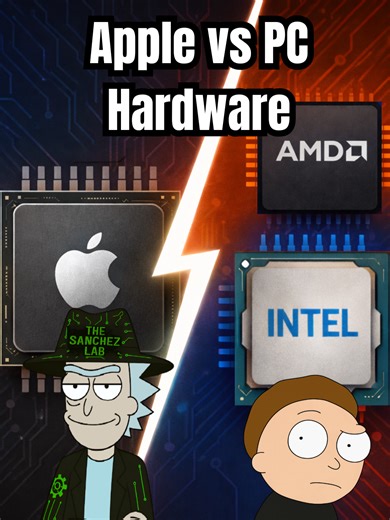 Apple Silicon vs Intel/AMD ARM vs x86 architecture with unified memory vs traditional RAM VRAM. System-on-a-chip vs modular CPUs and GPUs. Mac mini & MacBook efficiency vs custom PC raw power. Battery life, gaming FPS, developer workflows, upgradeability, CUDA, thermals. What actually matters? #Apple #Intel #AMD #macbook #PCBuild #GamingPC #TechTok