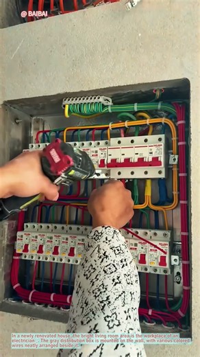 New House Electrical Wiring: Electrician Wiring Distribution Box 🦀