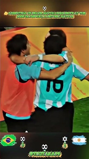 🔥 Argentina vs Brazil match highlights at the 2008 Olympics | A historic match!#Argentina #Brazil