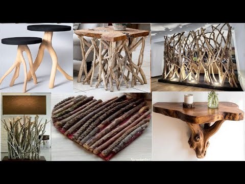 Transform Tree Branches into Stunning Home Décor & Profitable Woodcraft Creation ideas
