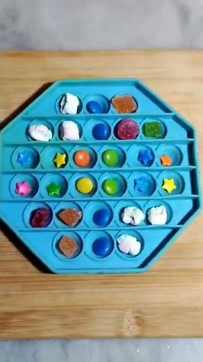 Trending Chocolate Pop It recipe using blue pop it Fidget Toy | Very easy to make | 😋🤩#sweet#shorts