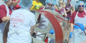 Wenzel’s Farm in Marshfield sets Guinness World Record for the longest meat stick