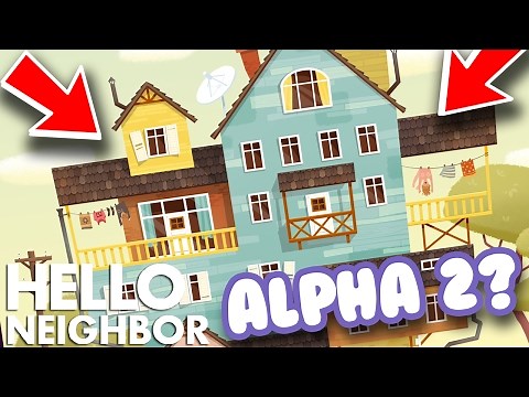 Minecraft Hello Neighbor Alpha 2 house in Alpha 3