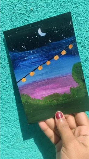 Easy painting idea for beginners #painting #art #artandcraft #narmu'sart