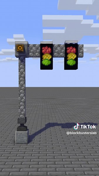 Minecraft Traffic Light Design Tutorial #2