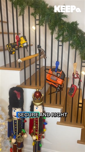 Make your Christmas projects easier with KEEPa. Hang your tools securely and keep your holiday tasks organized from decorating to fixing to creating festive setups. Whether you are preparing gifts, setting up lights, or working on winter DIY ideas, KEEPa keeps everything within reach so you can focus on the joy of the season. #KEEPaMag #TravelSmart #KeepaLifeSimple #ChristmasVibes #HolidayDIY #ToolHolder #FestiveSeason #OrganizedLife #WinterProjects #HolidayPrep #holiday #christmas #merry | KEEP