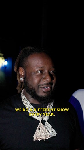 Back to the tour shows tonight! Every time I perform, we make sure to have a different look and feel depending on the occasion. Keeps me on my toes 😂 New York is super close to selling out for Sunday! Tell a friend and get those tickets while you still can 🔥 https://www.ticketmaster.com/event/0000604FDE5767BA | T-Pain