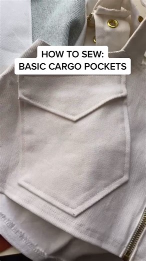 How to Sew Cargo Pockets Tutorial