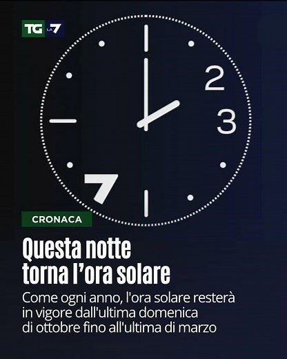 Questa notte torna l’ora solare: a che ora c’è il cambio orario. Perché non è stato abolito
