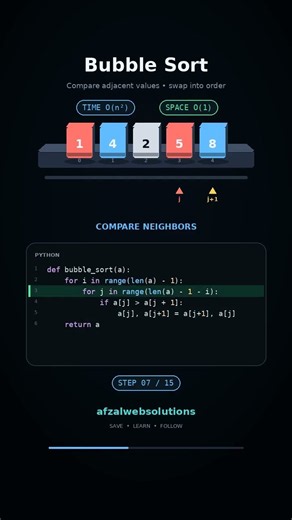 Visualizing Bubble Sort in Python 🫧 | Data Structures & Algorithms