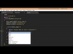 PHP and Mysql select, insert, update and delete Part2