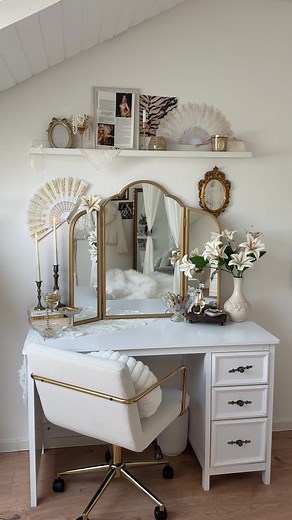Dream Vanity Makeover: Transforming a Boring Desk
