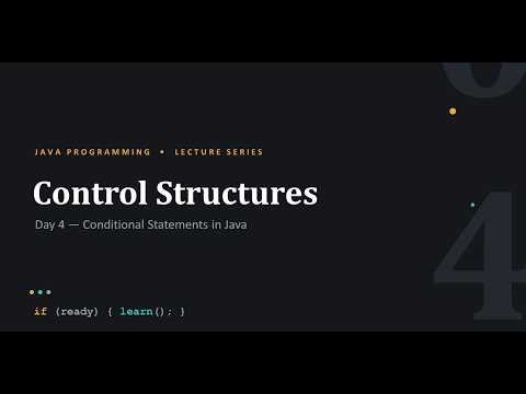 Java Conditional Statements