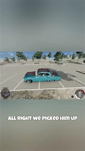 Old Beater vs City Curbs During Police Chase! #police #gaming #beamngdrive