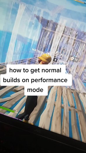 how to get normal builds on performance mode #pc #fyp #for #tech