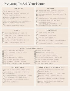 Preparing to Sell Your Home Sellers Checklist - Real Estate Guide, Sellers Guide, Digital Download, Canva Template, Selling A Home - Etsy