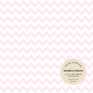 Powder Pink Chevron Digital Paper: Pastel Zig Zag Background (JPG Downloadable File) - Etsy