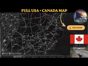 ATS Full America + Canada Map Install (C2C + CanaMania)