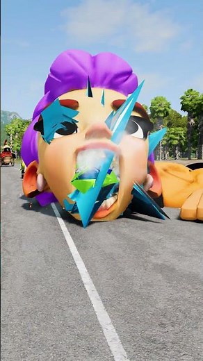 Weird Crazy Italian Brainrot Cars vs Rumi Kang Demon Hunters in BeamNG.drive