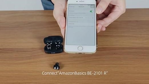 AmazonBasics Wireless Bluetooth Earbuds Instructions for Use