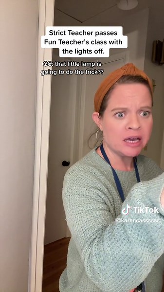 “That little lamp??” #fyp #foryou #students #class #school #teachersoftiktok #funteacher