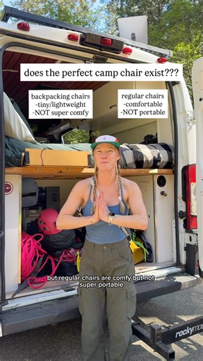 The perfect camp chair actually DOES exist! #campingchair #camping #campinggear #outdoorgear