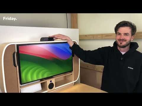 Clamshell Murphy Desk - Logitech Brio 4K Webcam Mount Tour