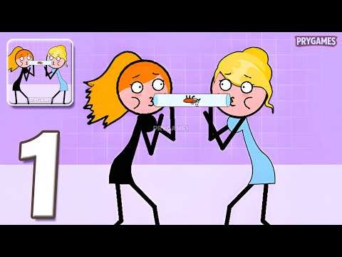 Brain Tricky Puzzle - Gameplay Walkthrough Part 1 - Stickman Brain Tricky Puzzle (Android, iOS)