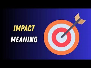 Impact Meaning in English | Impact Explained Simply with Examples