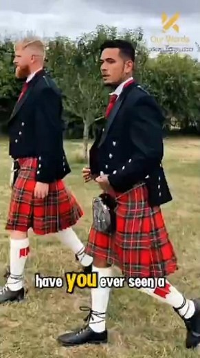 Turns out this is why Scottish men wear kilts!