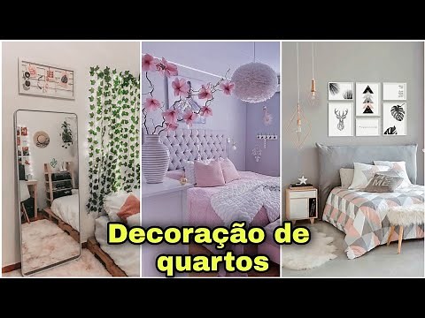 50 Ideias de DECORAÇÃO DE QUARTO FEMININO