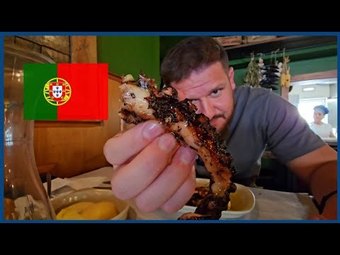 Pig’s Ear Salad & Octopus🇵🇹 — True Tuga Snack in Lourinhã🐷🐙