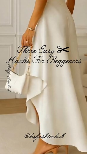 Three Easy Cutting ✂Hacks For Beggeners To Make Easy Outfit #viralreelsシ #viralreelschallenge #diy #fashion #sewing #fblifestyle | KS Fashion Hub
